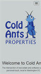 Mobile Screenshot of coldants.com